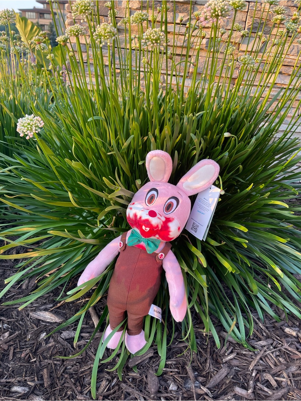 Silent Hill 3 Robbie the Rabbit promo plush bloody Easter bunny w voice